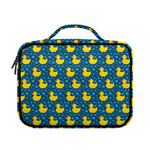 Pixel Rubber Duck Pattern Print Briefcase Bible Bag