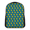 Pixel Rubber Duck Pattern Print Casual Backpack