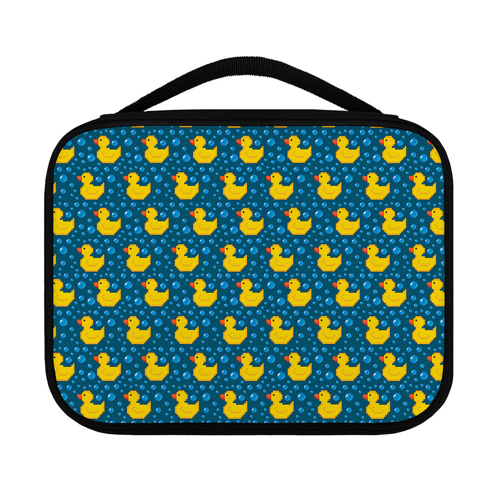 Pixel Rubber Duck Pattern Print Classic Bible Case