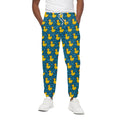 Pixel Rubber Duck Pattern Print Cotton Sweatpants