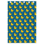 Pixel Rubber Duck Pattern Print Curtain
