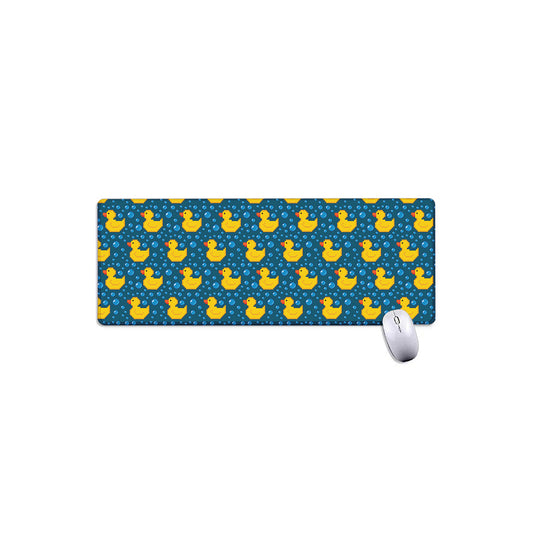 Pixel Rubber Duck Pattern Print Extended Mouse Pad