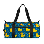 Pixel Rubber Duck Pattern Print Gym Bag