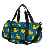 Pixel Rubber Duck Pattern Print Gym Bag
