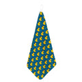Pixel Rubber Duck Pattern Print Hand Towel