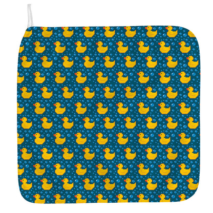 Pixel Rubber Duck Pattern Print Hand Towel