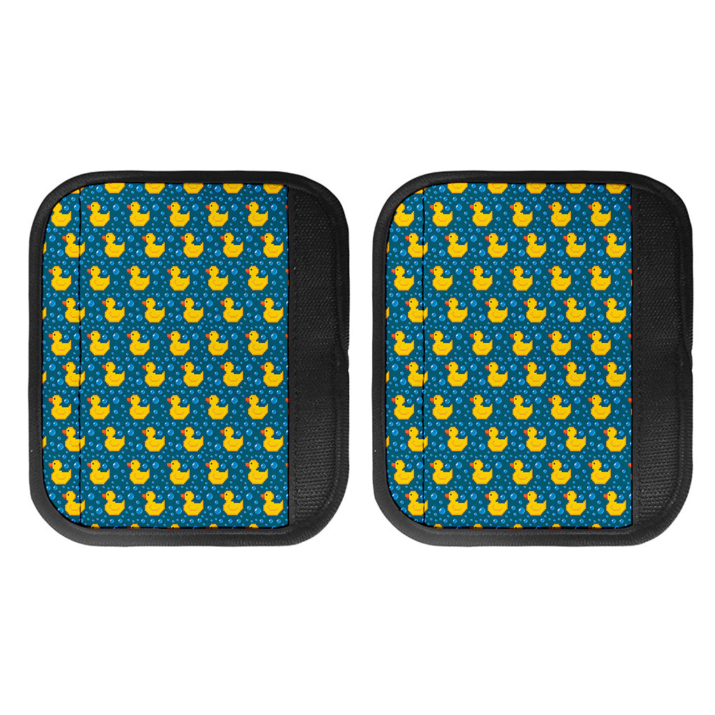 Pixel Rubber Duck Pattern Print Handle Covers
