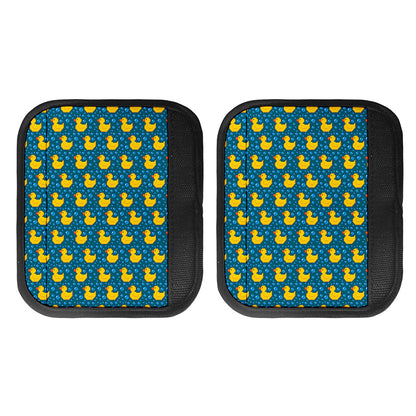 Pixel Rubber Duck Pattern Print Handle Covers