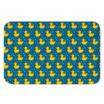 Pixel Rubber Duck Pattern Print Indoor Door Mat