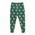 Pixel Rubber Duck Pattern Print Jogger Pants