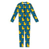 Pixel Rubber Duck Pattern Print Jumpsuit