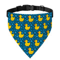 Pixel Rubber Duck Pattern Print Over The Collar Dog Bandana