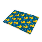 Pixel Rubber Duck Pattern Print Pet Cooling Mat Cover