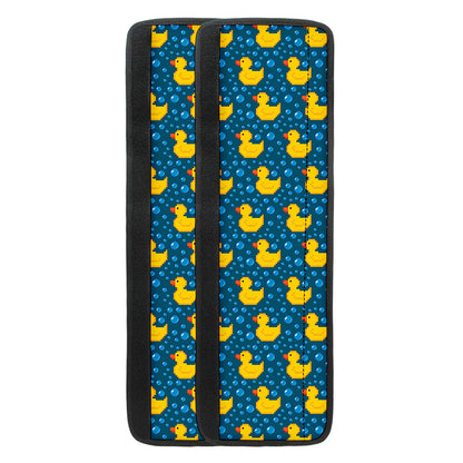 Pixel Rubber Duck Pattern Print Refrigerator Handle Covers
