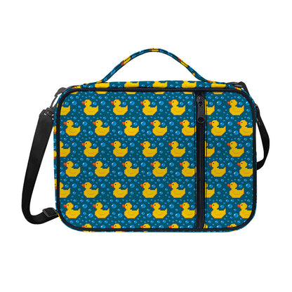 Pixel Rubber Duck Pattern Print Shoulder Strap Bible Bag