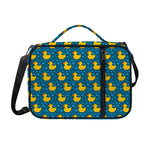 Pixel Rubber Duck Pattern Print Shoulder Strap Bible Bag