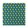 Pixel Rubber Duck Pattern Print Silk Bandana