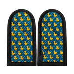 Pixel Rubber Duck Pattern Print Skillet Handle Cover