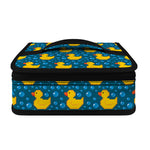 Pixel Rubber Duck Pattern Print Small Lunch Bag