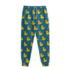 Pixel Rubber Duck Pattern Print Sweatpants