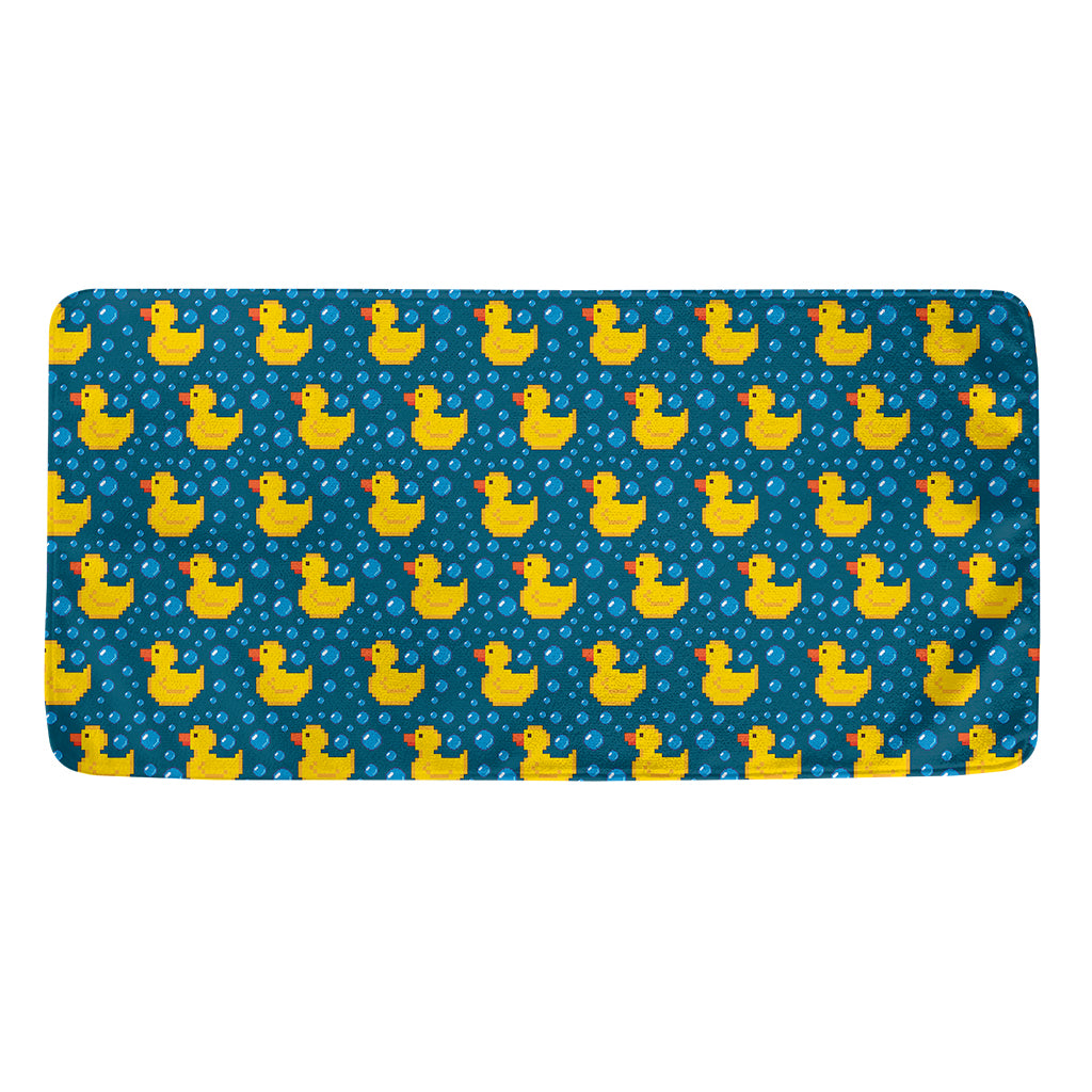 Pixel Rubber Duck Pattern Print Towel