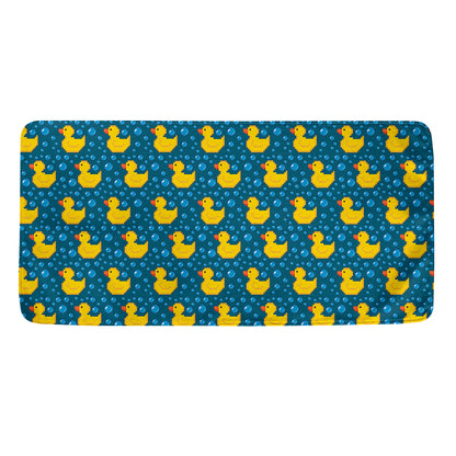 Pixel Rubber Duck Pattern Print Towel
