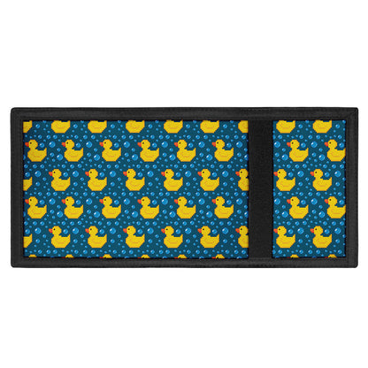 Pixel Rubber Duck Pattern Print Trifold Wallet