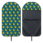 Pixel Rubber Duck Pattern Print Waterproof Car Seat Cover
