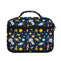 Pixel Space Pattern Print Briefcase Bible Bag