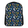 Pixel Space Pattern Print Casual Backpack