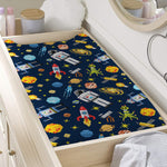 Pixel Space Pattern Print Changing Pad Cover