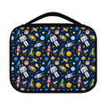 Pixel Space Pattern Print Classic Bible Case