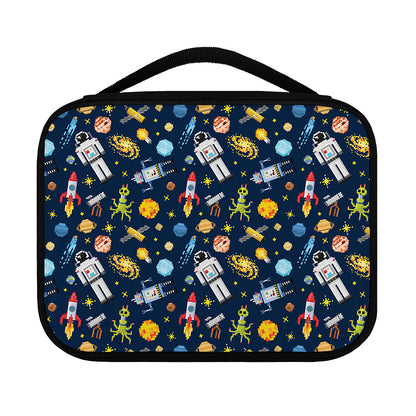 Pixel Space Pattern Print Classic Bible Case