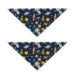 Pixel Space Pattern Print Dog Bandana