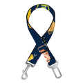 Pixel Space Pattern Print Dog Seat Belt