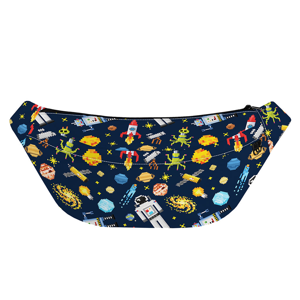 Pixel Space Pattern Print Fanny Pack