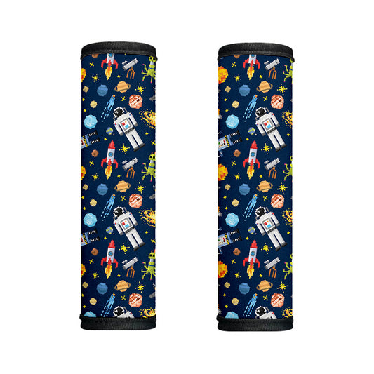 Pixel Space Pattern Print Handle Covers