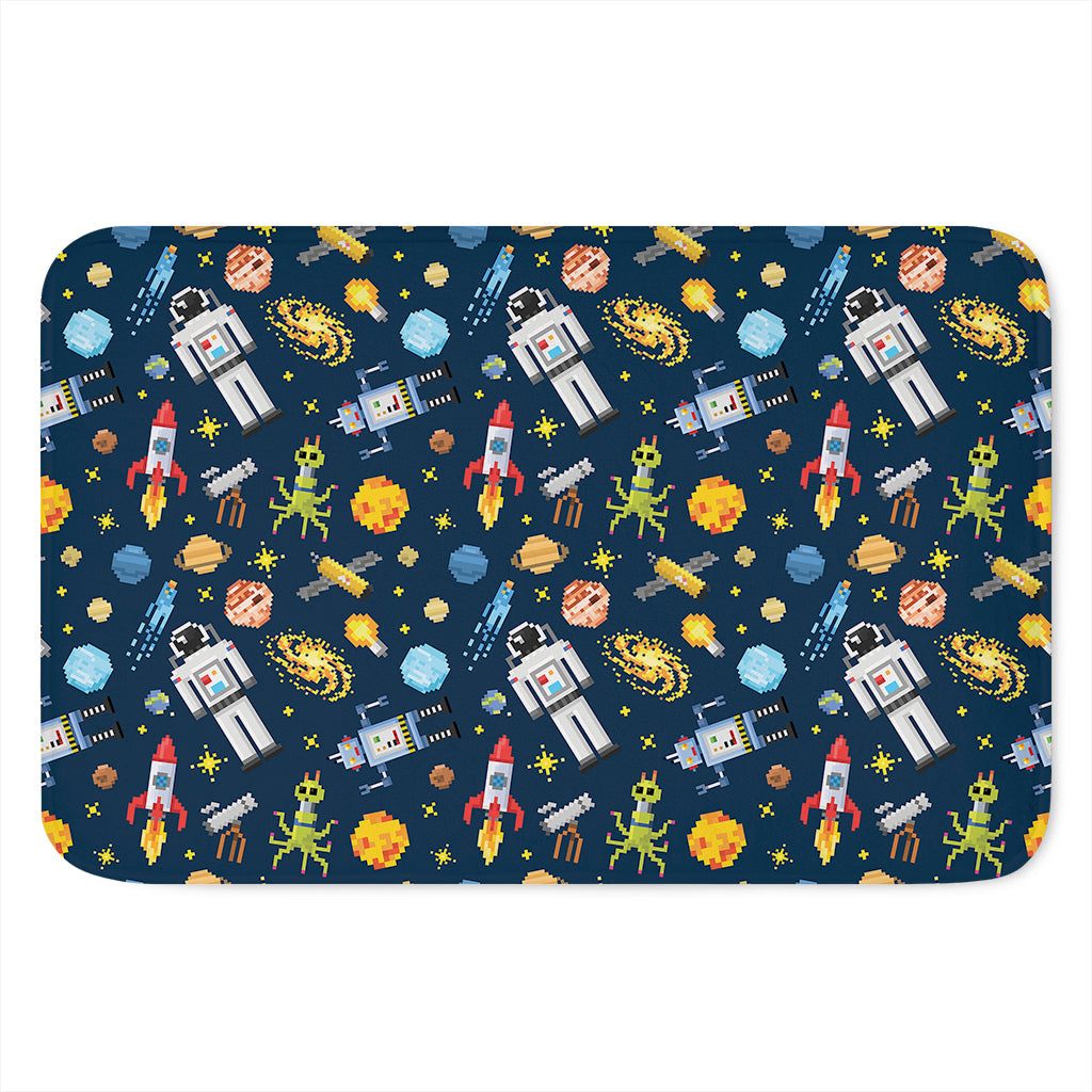 Pixel Space Pattern Print Indoor Door Mat
