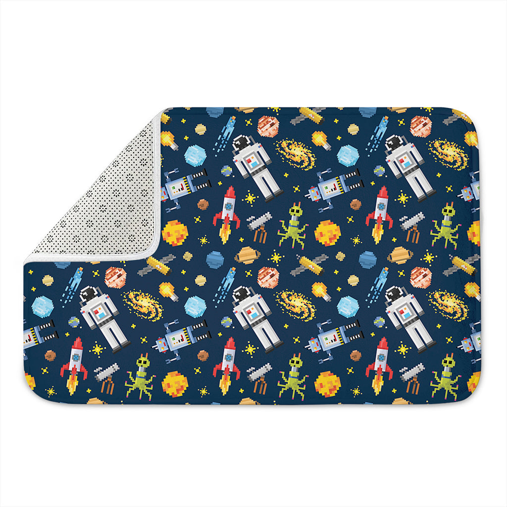 Pixel Space Pattern Print Indoor Door Mat