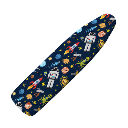 Pixel Space Pattern Print Ironing Board Cover