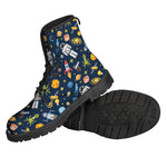 Pixel Space Pattern Print Backpack