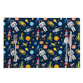 Pixel Space Pattern Print Placemat