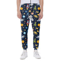 Pixel Space Pattern Print Joggers