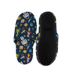 Pixel Space Pattern Print Slippers