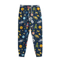 Pixel Space Pattern Print Sweatpants