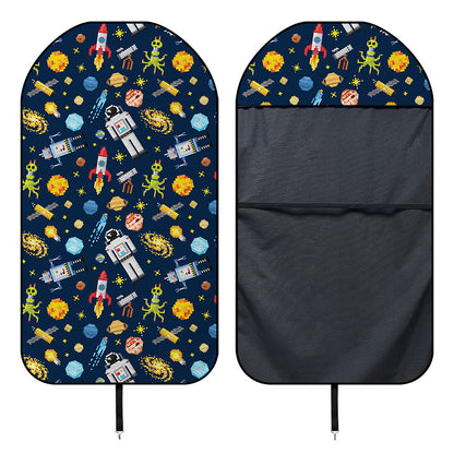 Pixel Space Pattern Print Waterproof Car Seat Cover