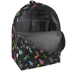 Pixel Spaceships Pattern Print Backpack