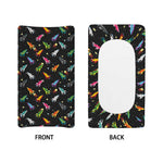 Pixel Spaceships Pattern Print Changing Pad Cover
