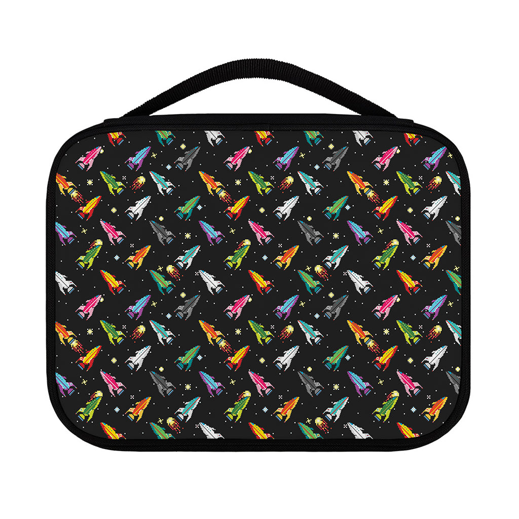 Pixel Spaceships Pattern Print Classic Bible Case