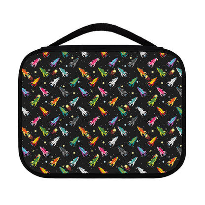Pixel Spaceships Pattern Print Classic Bible Case